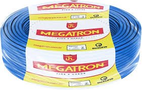 CABO FLEXÍVEL 2,5MM AZUL MEGATRON METRO