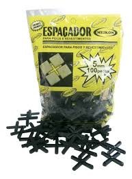 ESPAÇADOR AZULEJO E PISO 3MM PRETO
