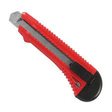 ESTILETE LARGO METAL LAMINA 18MM MTX