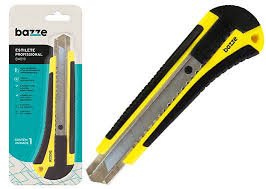 ESTILETE LARGO PROFISSONAL LAMINA 18MM BAZZE