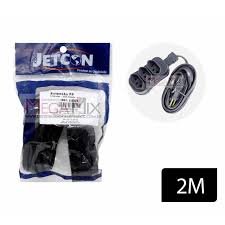 EXTENSSÃO ELÉTRICA 3 TOMADAS 2M JETCON