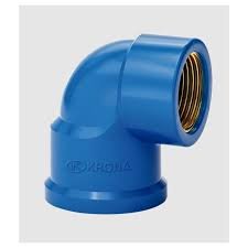 JOELHO 90 COM BUCHA PVC AZUL ROSCA LATÃO 20x 1/2" KRONA