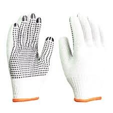 LUVA MALHA LISA C/ PIGMENTO BRANCO 3 FIOS LDI