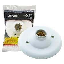 PLAFON PP BOCAL PORCELANA BRANCO 100W THOMPSON