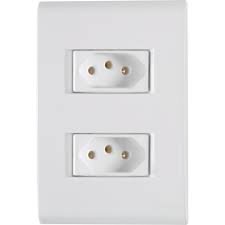 TOMADA DUPLA 2X4 10A AFASTADA LIZ TRAMONTINA